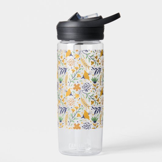 Handgezeichnetes Blumenmuster-23595 Trinkflasche (Links)