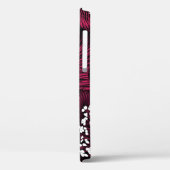 Handgezeichnetes Blumenmuster mit Kamelie-Blume Case-Mate iPhone Hülle (Rückseite / Links)