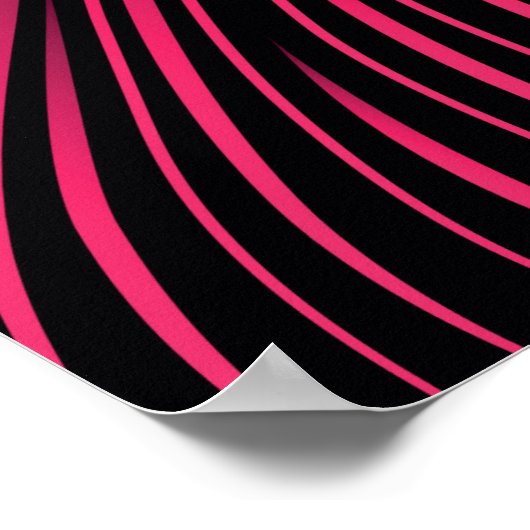 Handgezeichnetes Blumenmuster mit Kamelie-Blume Poster (Ecke)