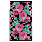 Handgezeichnetes Dekorationsmuster Cherry Blossom Kleine Geschenktüte (Rückseite)