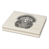 Handgezeichnetes Echidna Doodle Gummistempel (Stempel)