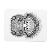 Handgezeichnetes Echidna Doodle Magnet (Horizontal)
