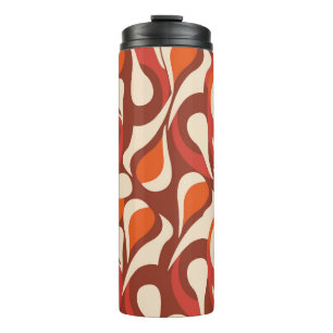 handgezeichnetes ethnisches Muster. Stylishes Desi Thermosbecher