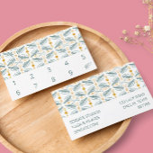 Handgezeichnetes Fliesenmuster Einfache Elegant 10 Treuekarte