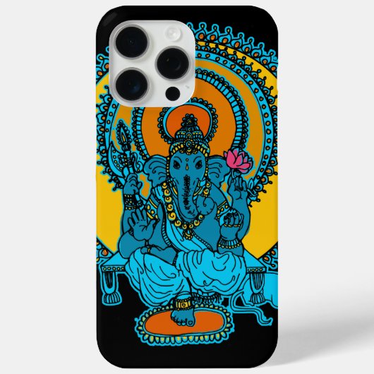 Handgezeichnetes Ganesh Case-Mate iPhone Hülle (Rückseite)