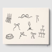 Handgezeichnetes Gästebuch (Rückseite)