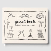 Handgezeichnetes Gästebuch (Vorderseite)
