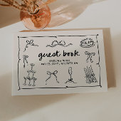 Handgezeichnetes Gästebuch