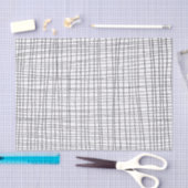 Handgezeichnetes Gittermuster-Geschenk Seidenpapier (Handwerk)