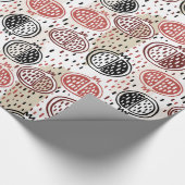 Handgezeichnetes Granatapfelmuster ID491 Geschenkpapier (Ecke)