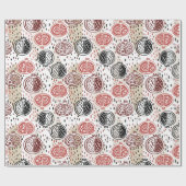 Handgezeichnetes Granatapfelmuster ID491 Geschenkpapier (Flach)