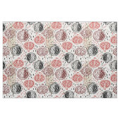 Handgezeichnetes Granatapfelmuster ID491 Stoff (Fat Quarter (45,7 x 55,9 cm))