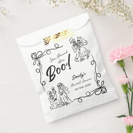 Handgezeichnetes Halloween-Brautparty Geschenktütchen (Versiegelt)