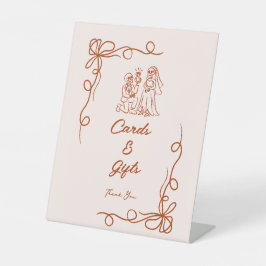 Handgezeichnetes Halloween-Brautparty Sockelschild