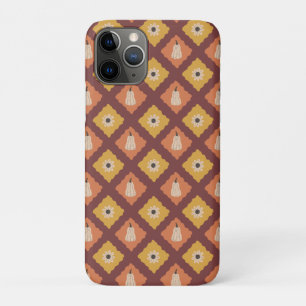 Handgezeichnetes Herbst-Diamantmuster Case-Mate iPhone Hülle