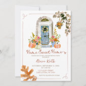 Handgezeichnetes Herbstwärmendes Party Einladung (Vorderseite)