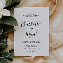 Handgezeichnetes Herz die Hochzeit von