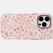 Handgezeichnetes Herz Muster Case-Mate iPhone Hülle (Rückseite (Horizontal))