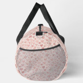 Handgezeichnetes Herz Muster Duffle Bag (Rechts)