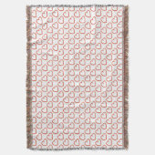 Handgezeichnetes Herz rot auf Weiß Decke (Vorderseite Vertikal)