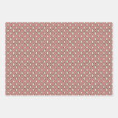 Handgezeichnetes Holiday Diamonds Set Geschenkpapier Set (Vorderseite)