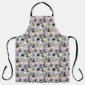 Handgezeichnetes Kakteen-Muster Schürze (Vorderseite)