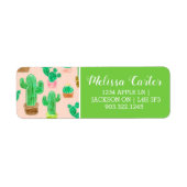 Handgezeichnetes Kaktusmuster (Vorne)