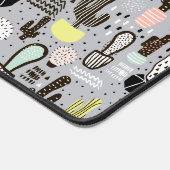 Handgezeichnetes Kaktusmuster Schreibtischunterlage (Ecke)