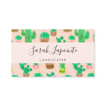 Handgezeichnetes Kaktusmuster