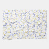 Handgezeichnetes Lemon Muster Küchentücher (Horizontal)