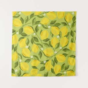 Handgezeichnetes Lemons farbiges Tapete Wandteppich