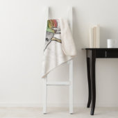 Handgezeichnetes magisches Einhorn. Glaube an Wund Sherpadecke (Beispiel)