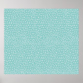 Handgezeichnetes Muster Poster (Vorne)