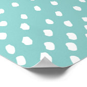 Handgezeichnetes Muster Poster (Ecke)