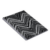 Handgezeichnetes Muster. Zigzag und Stripe Line, S Notizblock (Rechte Seite)