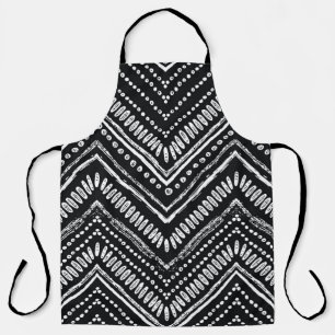 Handgezeichnetes Muster. Zigzag und Stripe Line, S Schürze