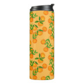 Handgezeichnetes nahtloses Hintergrundmuster, insp Thermosbecher (Nach links gedreht)