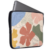 Handgezeichnetes, nahtloses Muster, kreative Farbe Laptopschutzhülle (Vorne Rechts)