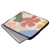 Handgezeichnetes, nahtloses Muster, kreative Farbe Laptopschutzhülle (Vorne Knopf)