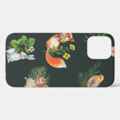 Handgezeichnetes nahtloses Muster mit Aquarellwald Case-Mate iPhone Hülle (Rückseite (Horizontal))