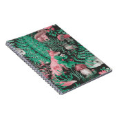 Handgezeichnetes nahtloses Muster mit Aquarellwald Notizblock (Rechte Seite)