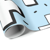 handgezeichnetes, nahtloses Muster mit Pluszeichen Geschenkpapier (Rolleneckpunkt)