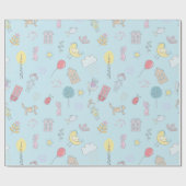 Handgezeichnetes Niedliches Zeug ID360 Geschenkpapier (Flach)