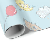 Handgezeichnetes Niedliches Zeug ID360 Geschenkpapier (Rolleneckpunkt)