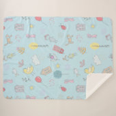 Handgezeichnetes Niedliches Zeug ID360 Sherpadecke (Vorderseite (Horizontal))