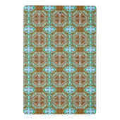 Handgezeichnetes Owl Mandala Artwork Mini Klemmbrett (Rückseite)