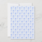 Handgezeichnetes Party Bachelorette Einladung (Rückseite)