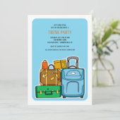 Handgezeichnetes Party Einladung (Stehend Vorderseite)