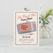 Handgezeichnetes, passendes Party Einladung (Stehend Vorderseite)