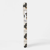 Handgezeichnetes Portrait Wasserfarbe King Cavalie iPhone Hülle (Linke Seite)